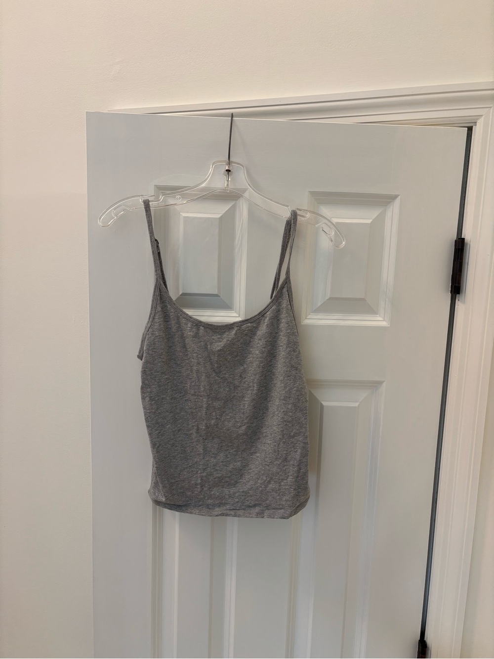 Organic Basics Gray Slim Adjustable Cami